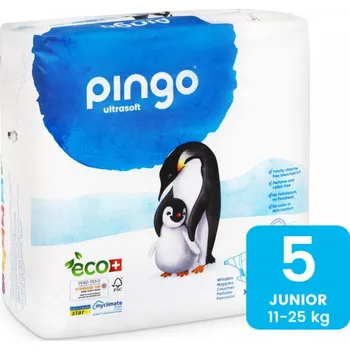 jednorázová plena Pingo ekologické plenky junior (12-25 kg) 36 ks