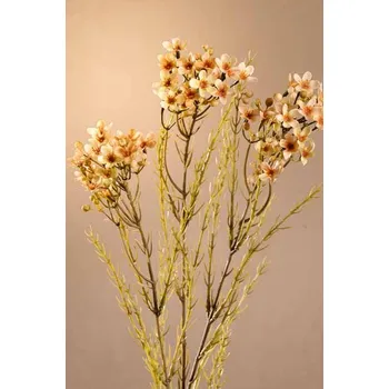 umělá květina Paramit DRY WAX FLOWER Aranžovací květina krémová 78 cm