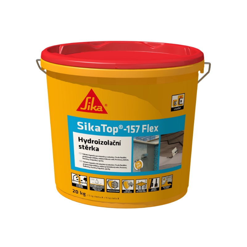 SIKA SikaTop-157 Flex, 20kg - vysoce elastická hydroizolace pod obklady a dlažbu