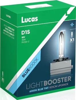 Autožárovka Lucas Lightbooster xenonová výbojka modrá D1S PK32d-2 85V 35W