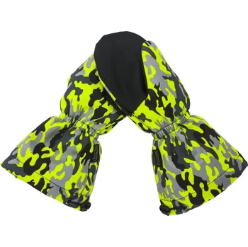 Rukavice Fantom rukavice SOFTSHELL sněhové - zelenožlutý maskáč Velikost: 6