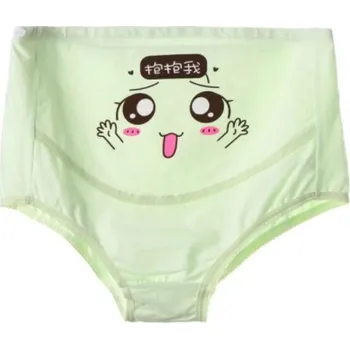 Těhotenská podprsenka Těhotenské kalhotky s vysokým pasem Barva: zelená, Velikost: XL