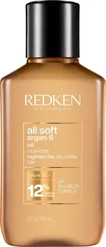 Vlasová regenerace Redken All Soft Argan-6 Oil 111 ml