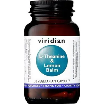 Přírodní produkt Viridian L-Theanine & Lemon Balm