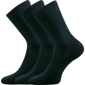 Pánské ponožky Společenské ponožky 3 kusy v balení Lonka Dypak tmavě modrá Velikost: 39-42