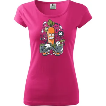 Dámské tričko Rocková mrkev - Dámské triko Pure - XS ( Purpurová )