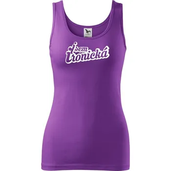 Jsem ironická - Dámské tílko - XS ( Fialová )