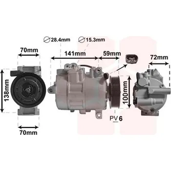 Kompresor klimatizace Kompresor, klimatizace VAN WEZEL 5801K701