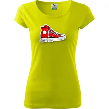 Neposedná teniska - Dámské triko Pure - XS ( Limetková )