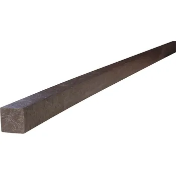 Příslušenství pro plot Plastové hranoly Transform 50x50x2000, hnědé - recyklát - Plastový hranol
