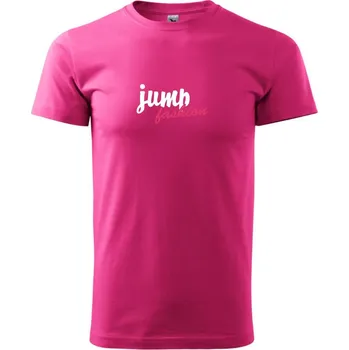 Jump fashion psací - Klasické pánské triko vyšší gramáže - S ( Purpurová )