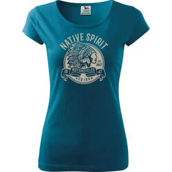 Dámské tričko Native Spirit - Dámské triko Pure - XL ( Petrolejová )