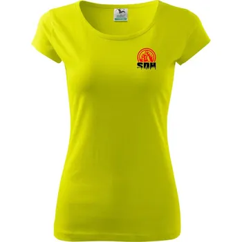 SDH logo - Dámské triko Pure - M ( Limetková )