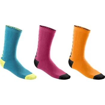 Pánské oblečení Dětské ponožky Wilson Youth Seasonal Crew Sock 3PK velikost ponožky: 31-34