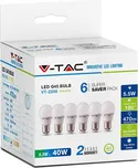 V-TAC LED G45 E27 5,5W 470lm 4000K 6 ks