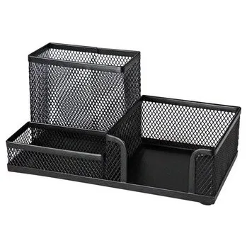 Set školních potřeb Przybornik na biurko siatka czarny