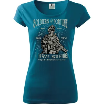 Soldiers Of Fortune - Dámské triko Pure - L ( Petrolejová )