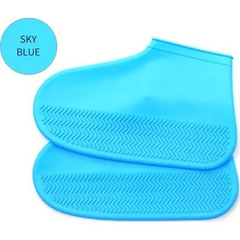 Dětská treková obuv Nepromokavé silikonové chrániče na boty Barva: modrá, Velikost: S (28-34)