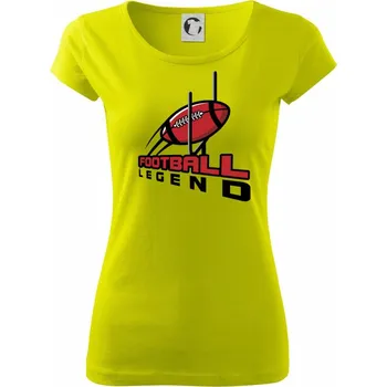 Dámské tričko American football legend - Dámské triko Pure - M ( Limetková )