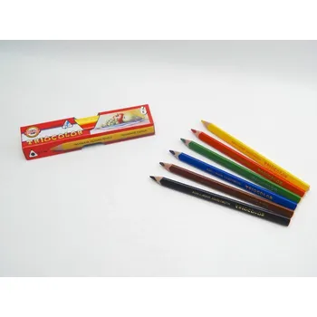 Kresba Pastelky Kohinoor, trojhranné, 3151-6, 6 kusů, silné