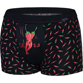 Boxerky Cornette Salsa 010/69 Navy Blue/Red