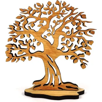 Amadea Dřevěny strom stojící 19 cm