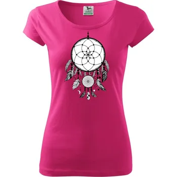 Dámské tričko Lapač snů - kresba - Dámské triko Pure - XS ( Purpurová )