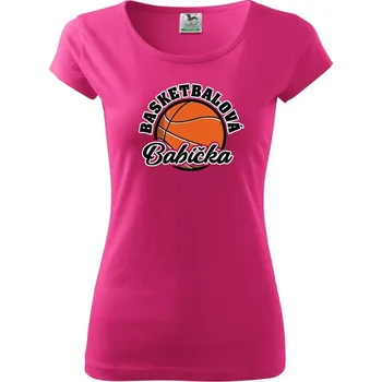 Basketbalová rodina - prarodiče - Dámské triko Pure - 3XL ( Purpurová )