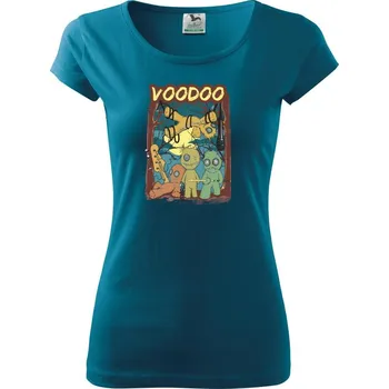 Dámské oblečení Voodoo kapela - Dámské triko Pure - 3XL ( Petrolejová )