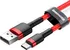 Datový kabel Baseus Cafule USB 2/USB-C 1 m červený