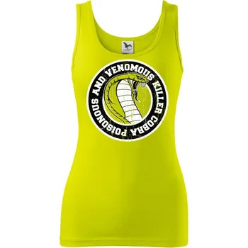 Snake poisonouscobra - Dámské tílko - L ( Limetková )