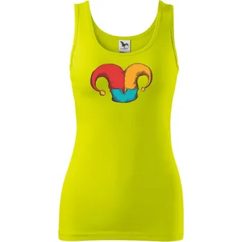 Čepice pro šaška - Dámské tílko - M ( Limetková )