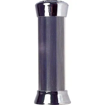 Motocyklový chránič Gripy TNT Custom "Cosmic", chrom