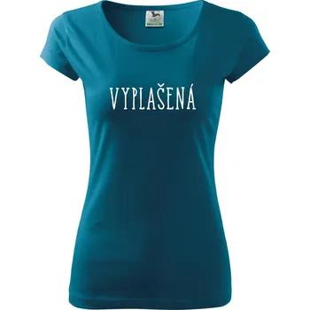 Dámské oblečení Vyplašená - Dámské triko Pure - S ( Petrolejová )