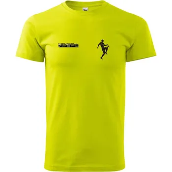 Kickball sport - Klasické pánské triko vyšší gramáže - XS ( Limetková )