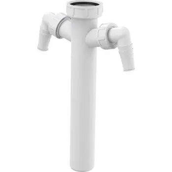 Ventil Mezikus s převlečnou maticí 6/4" se dvěma přípojkami