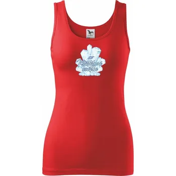 Dámské tričko Křišťálová svatba 15 - Dámské tílko - L ( Červená )