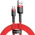 Datový kabel Baseus Cafule USB-C 0,5 m červený