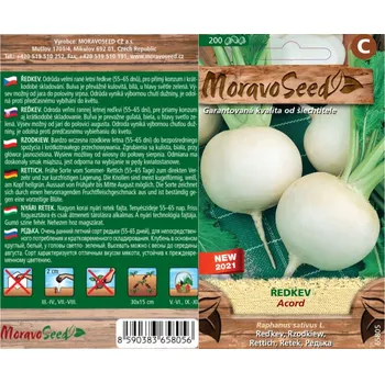 Semeno MoravoSeed Acord ředkev 200 ks