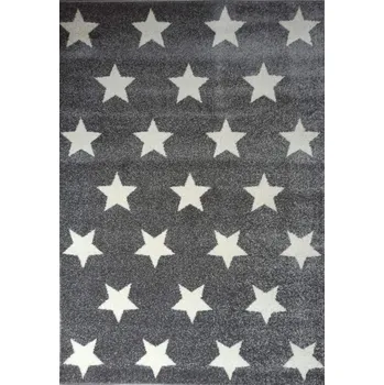 Koberec Weltom kusový koberec Silver Hvězdy 9423/15 140x200cm šedý