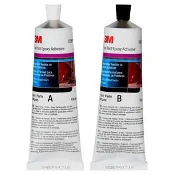 Autošampón 05900 Pružný tmel 3M na opravy plastů, 2x tuba 150ml, vhodné i k lepení nárazníků a dalších plastových dílů karoserie