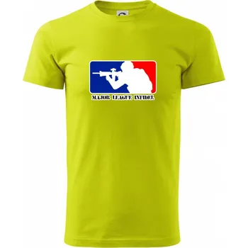 Major League Infidel - Klasické pánské triko vyšší gramáže - 3XL ( Limetková )