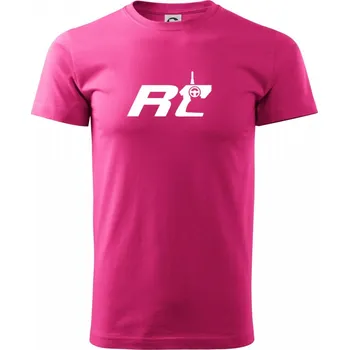 Pánská móda RC nápis ovladač - Klasické pánské triko vyšší gramáže - 2XL ( Purpurová )