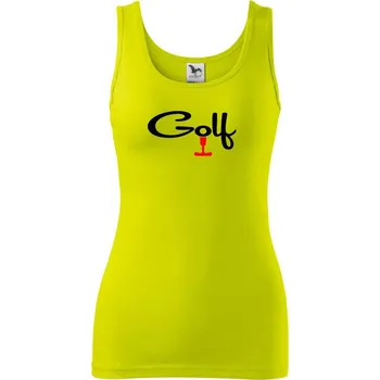 Golf odpal - Dámské tílko - S ( Limetková )