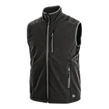 Pánská vesta Vesta CXS TOPEKA, softshell, pánská, černá, vel. S