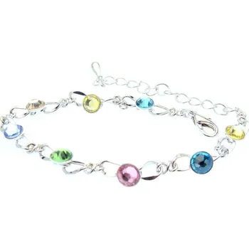 Náramek Náramek Swarovski Rivoli Rhodium colour