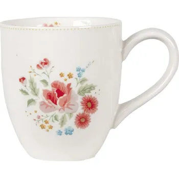 Clayre & Eef Keramický hrneček Little Rose, 300 ml