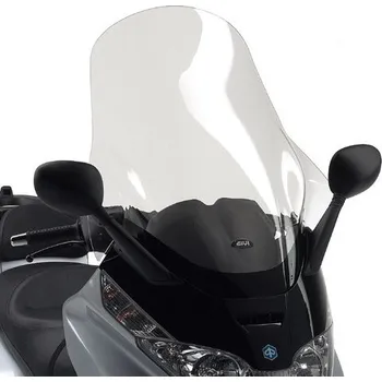 Motodíl D500ST plexi čiré Piaggio X8 125-150-200-250-400 (04-10), X-Evo 125-250 vxš600x800, o 200 mm vyšší