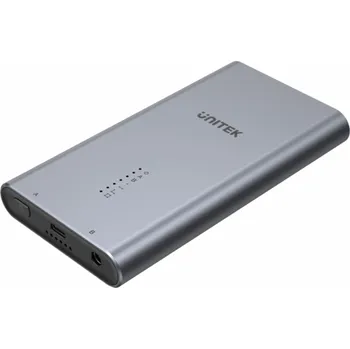 Příslušenství pro datový nosič UNITEK S1206A Skříň USB-C na PCIe/NVMe M.2 SSD 10 Gb/s Dual Bay s klonem offline