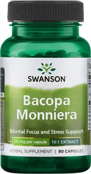 Přírodní produkt Swanson Bakopa Drobnolistá 50 mg 90 cps.